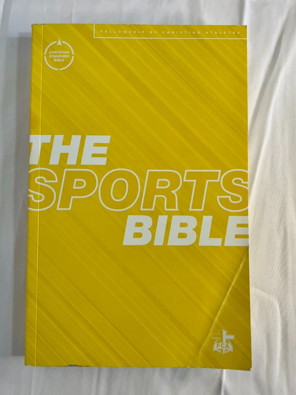 The Sports Bible By Holman 2023 CSB Bible yellow athletes competition